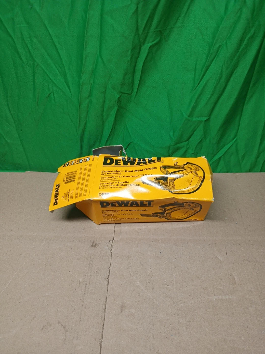 2 Pck DeWalt DPG82-11 CLEAR ANTI FOG Protective Over Glasses Safety Goggles Z87+