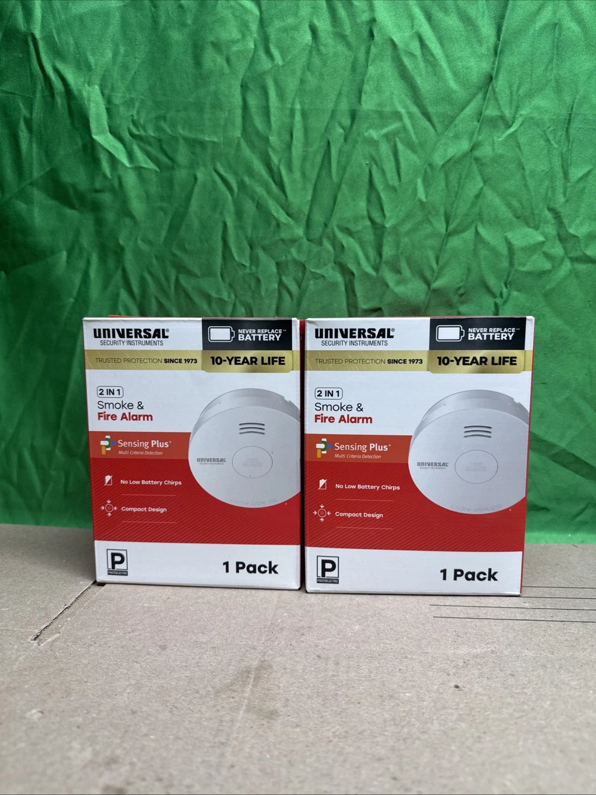 10-Year Battery Powered Mini Smoke and Fire Detector with Photoelectric Sensor