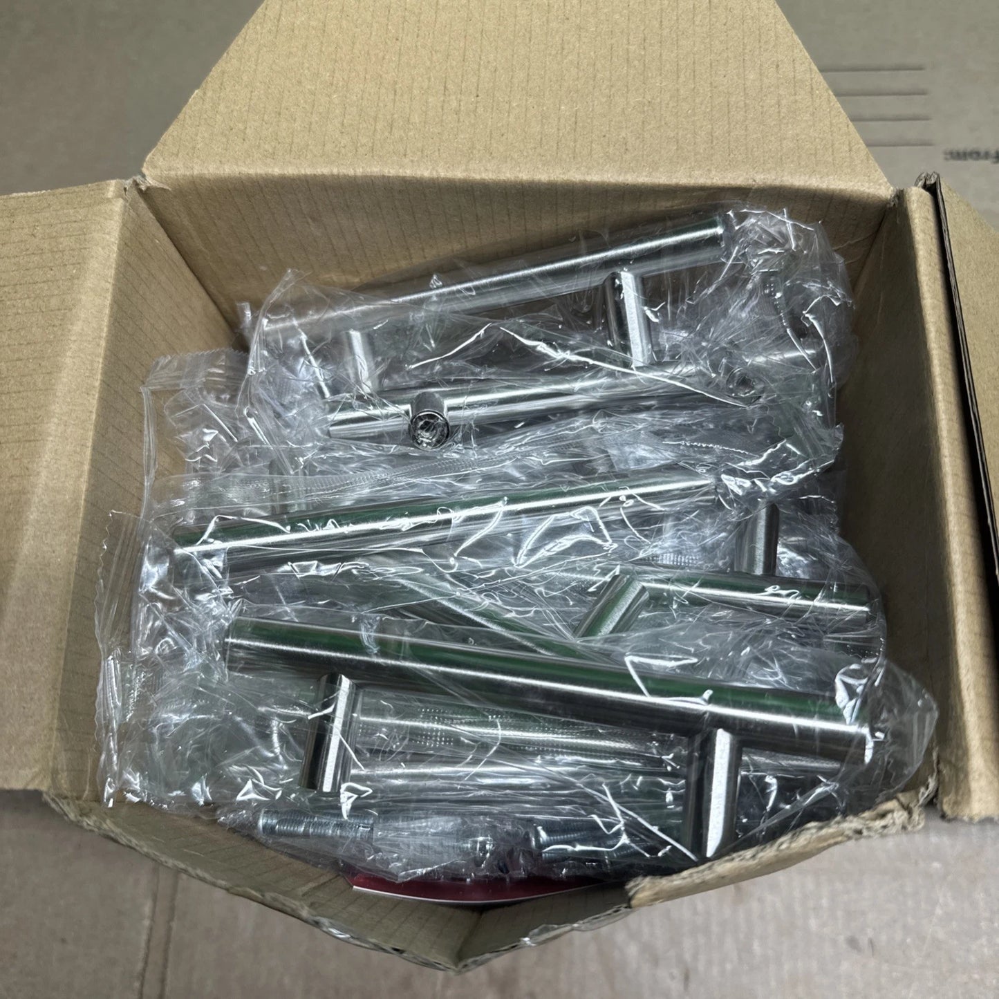 40 Pack Cabinet Handles Brushed Nickel Drawer Dresser Pulls 3in(76mm) Hole Ce...