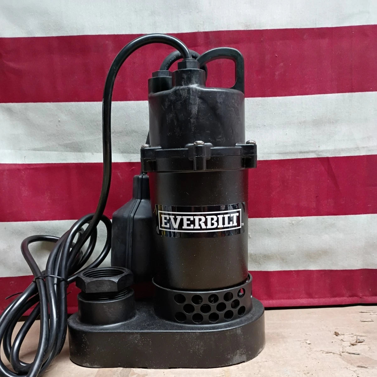 Everbilt HDSP50W 1/2 HP Submersible Aluminum Sump Pump with Tethered Switch, OB