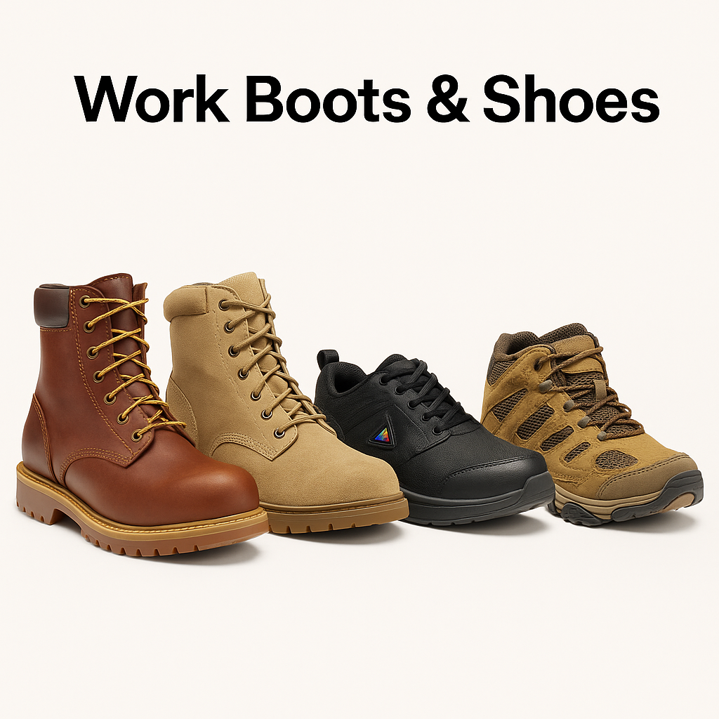 Work Boots & Work Shoes – Safety Toe, Steel Toe & Slip-Resistant Footwear at Closeout Prices