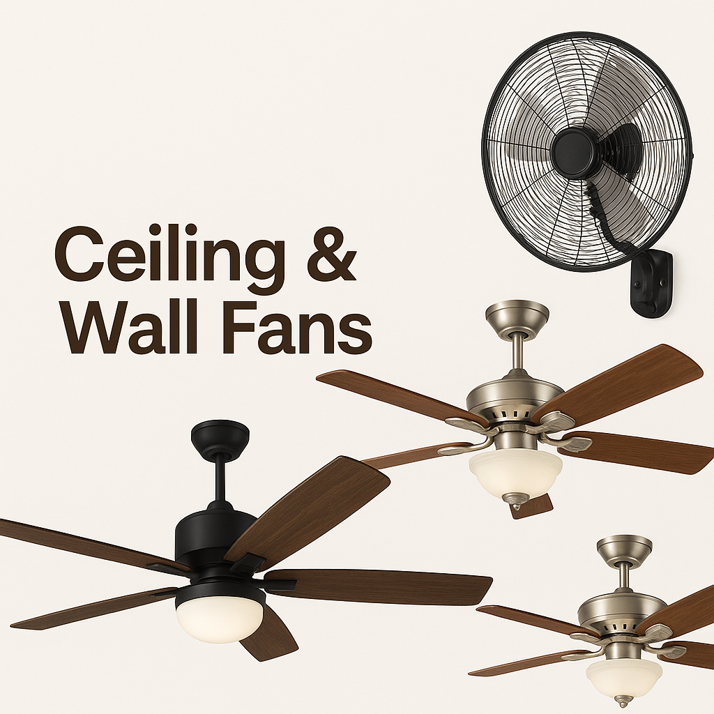 Ceiling Fans – Modern, Quiet, Energy-Efficient Fans for Every Room