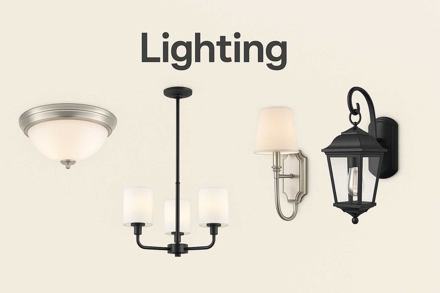 Lighting Fixtures – Indoor, Outdoor & Decorative Lights at Closeout Prices