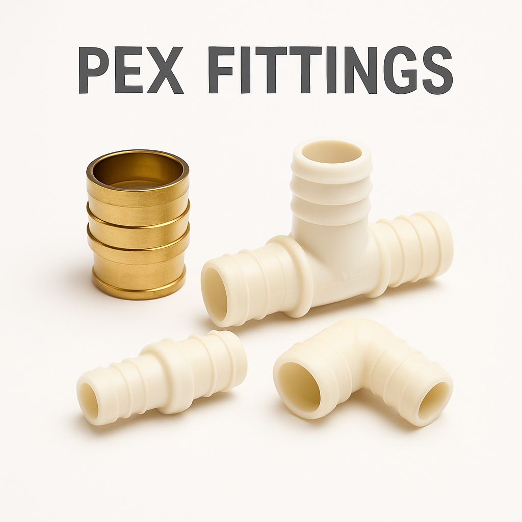PEX Fittings – Crimp, Clamp & Push-to-Connect Plumbing Parts