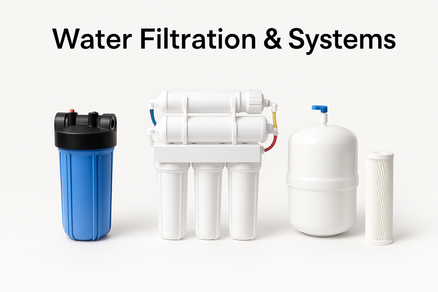 Water Filtration & Systems – Filters, Cartridges, Reverse Osmosis & Whole-House Solutions