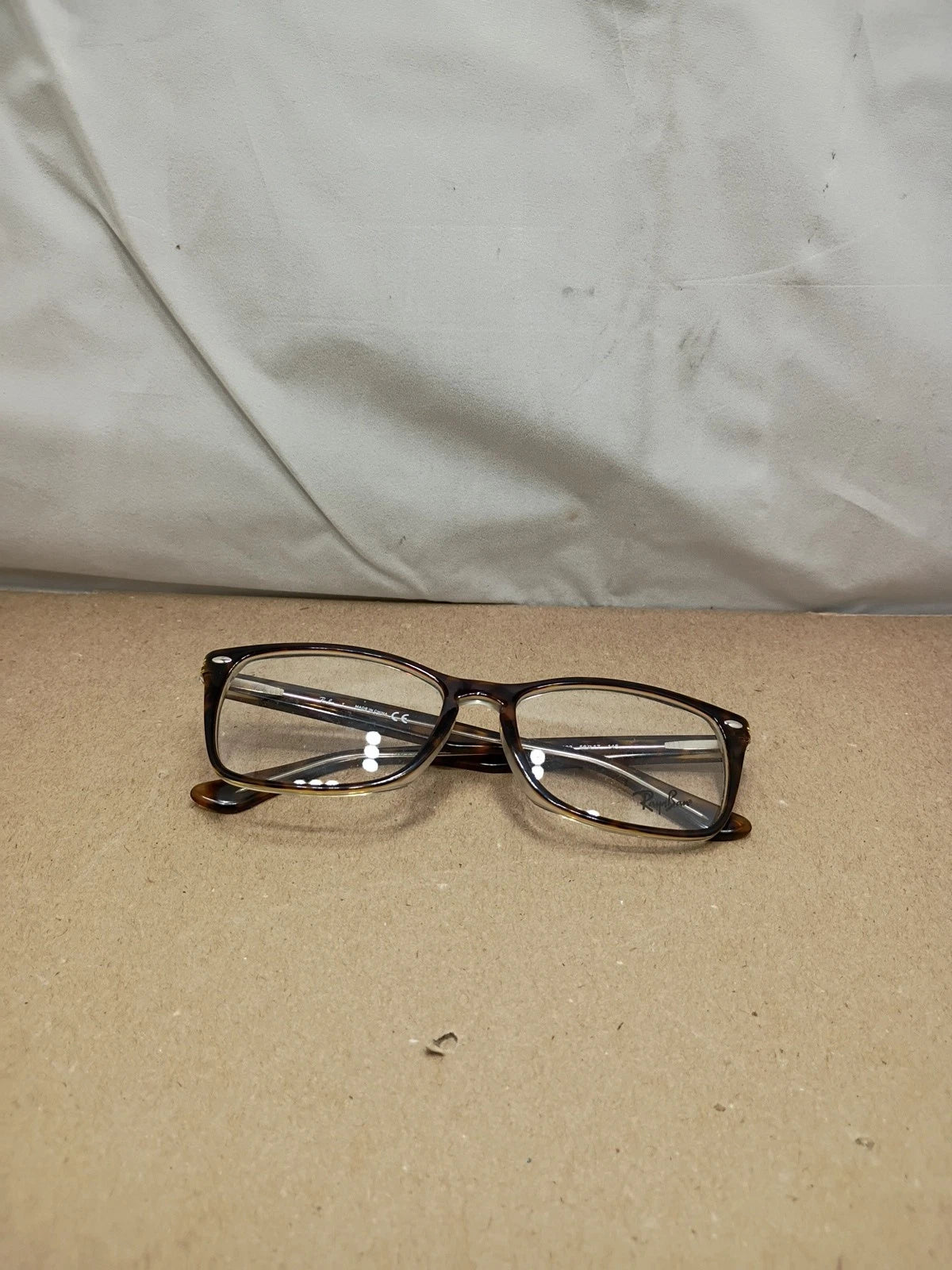 Ray-Ban RB5228 eyeglasses in a tortoiseshell pattern With Case