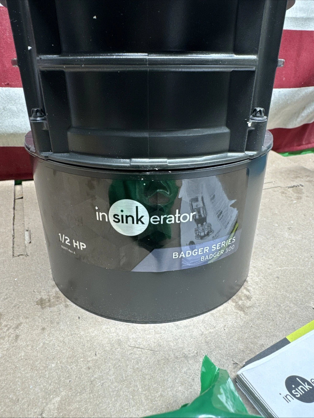 InSinkErator Garbage Disposal Badger 500 Standard Series 1/2 HP Made in USA