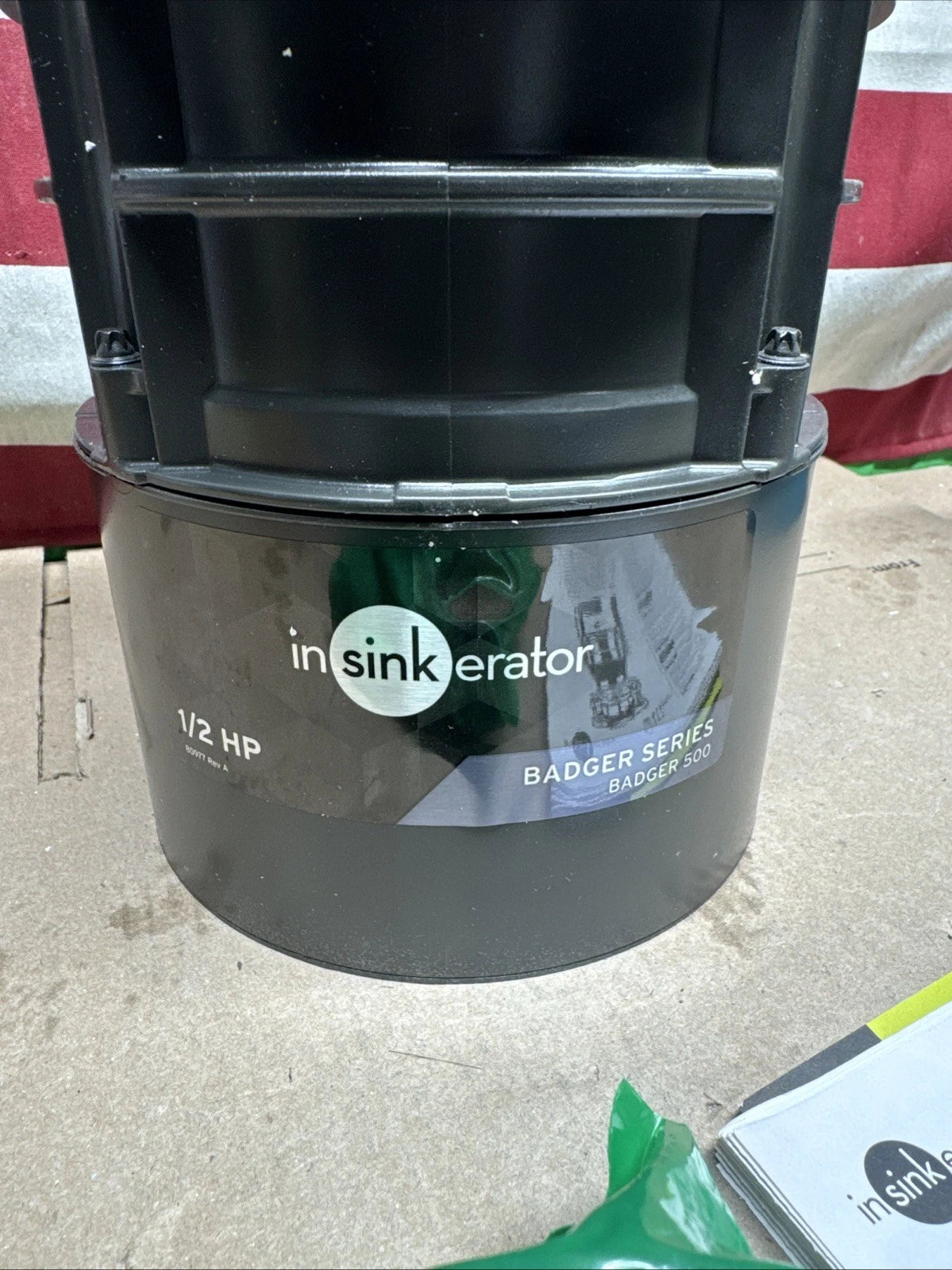 InSinkErator Garbage Disposal Badger 500 Standard Series 1/2 HP Made in USA