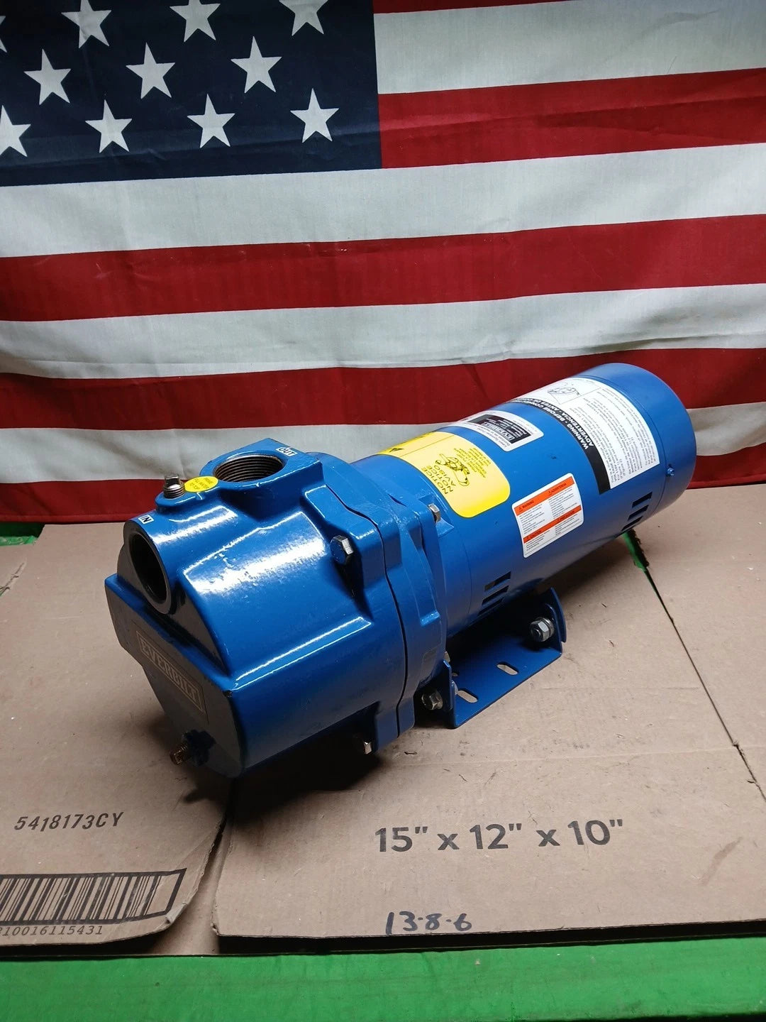 Everbilt Professional Irrigation Pump Cast Iron 2 HP Dual Voltage, HDLS20 PARTS