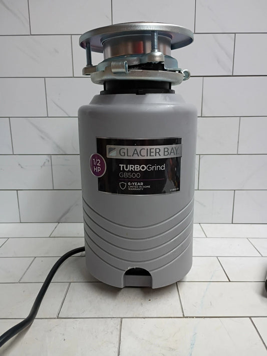 Glacier Bay GB500 Turbo Grind 1/2hp Garbage Disposal - Open Box