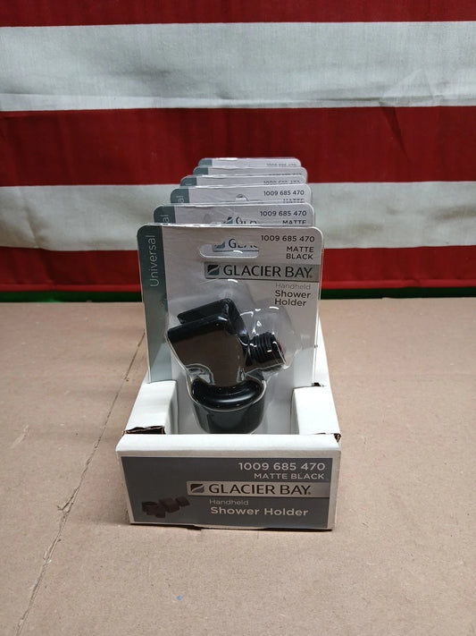 Lot Of 6 Glacier Bay Shower Arm Mount Matte Black