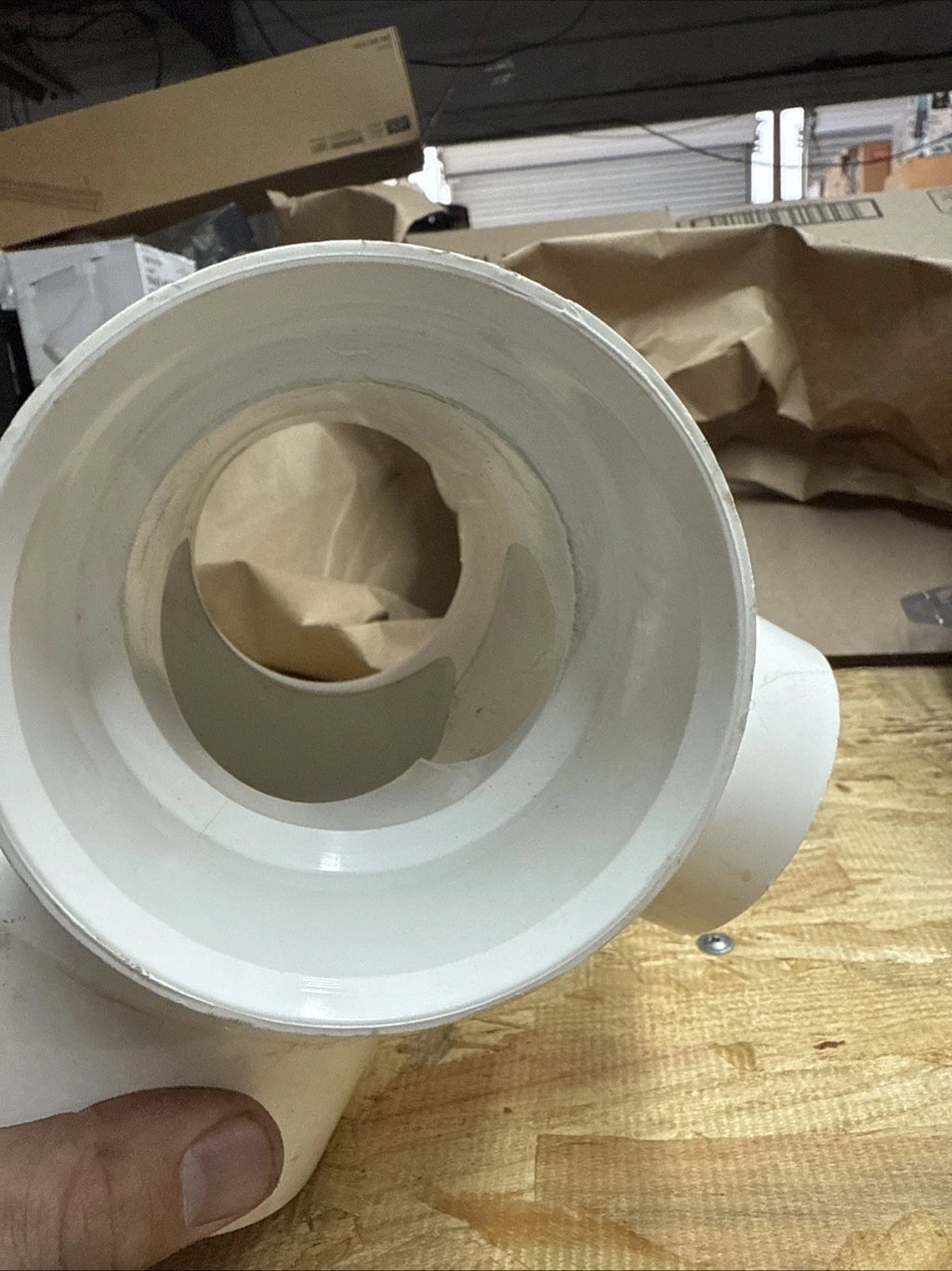 Charlotte Pipe Schedule 40 DWV 3” San Tee With 2” Outlet PVC Cottage Fitting