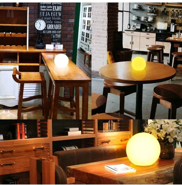 Mr.Go 10 Ultra-Fun Waterproof RGB Color-Changing LED Ball Light Orb Globe Lamp.