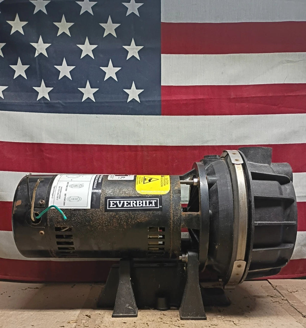 Everbilt HDLS15P Lawn Irrigation Pump Plastic 1-1/2HP FOR PARTS ONLY