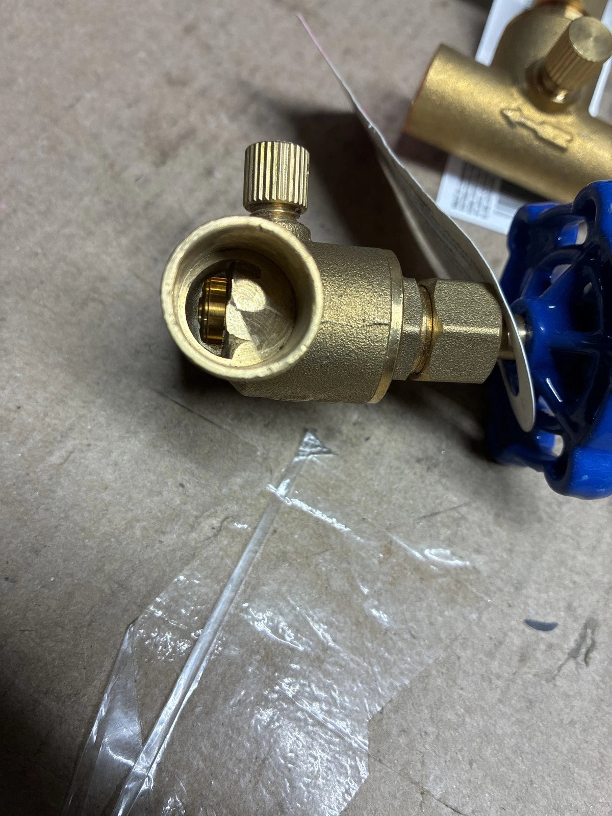 (QTY 10) Everbilt 869 142 Brass Stop & Waste Valves 1/2"