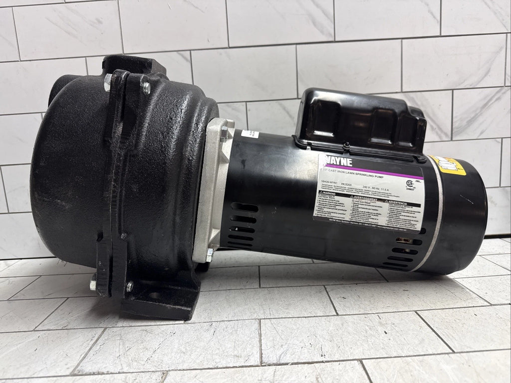 Wayne WLS200, 2 HP Permanent Lawn Irrigation Sprinkler Pump 240V Open Box