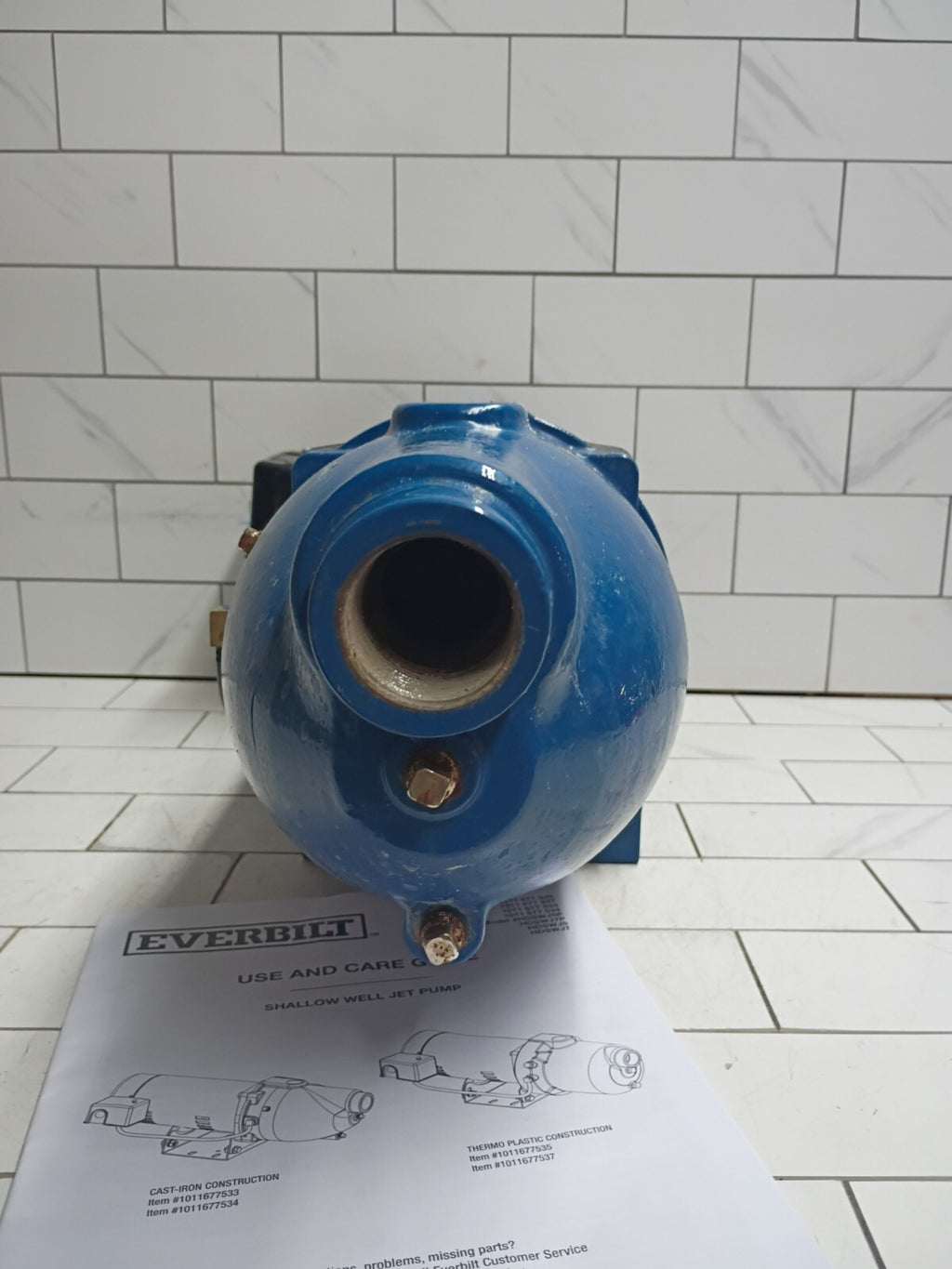Everbilt HDSWJ7 3/4 HP Cast Iron Shallow Well Jet Pump *For Parts *