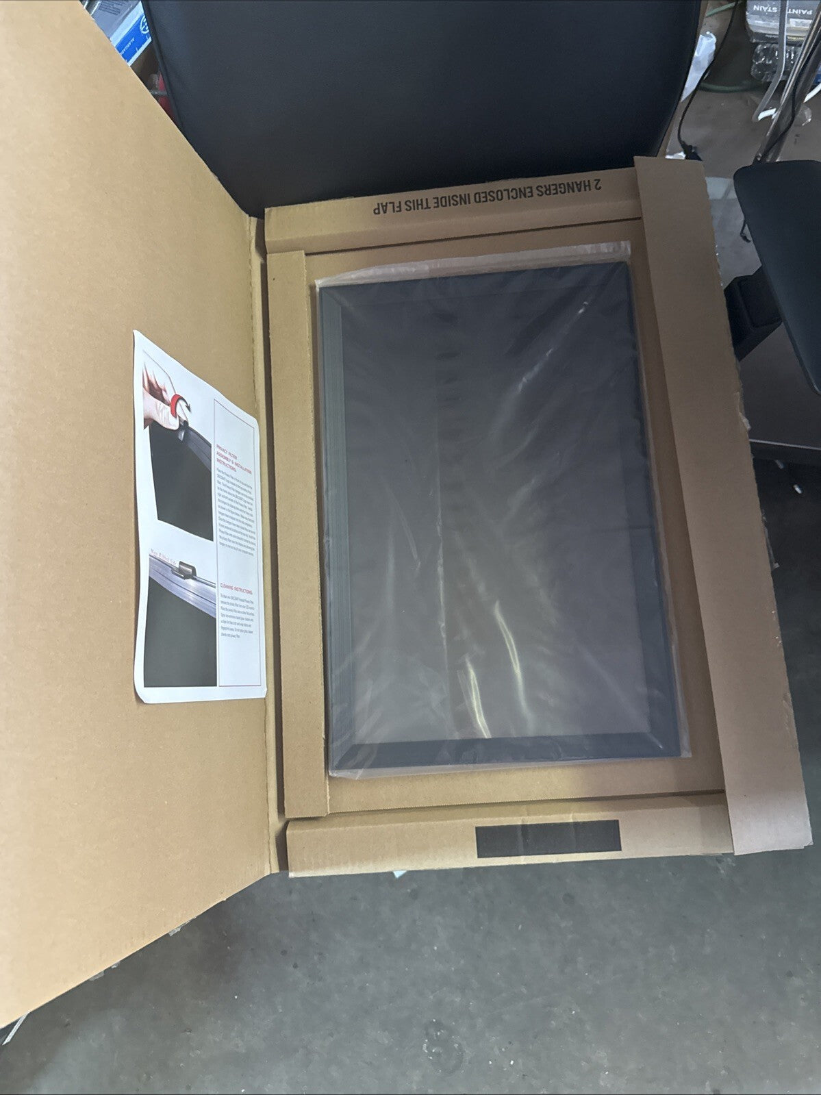 SKILCRAFT Privacy Shield W/ Frame For 20" Widescreen LCD Monitors or 20" CRT