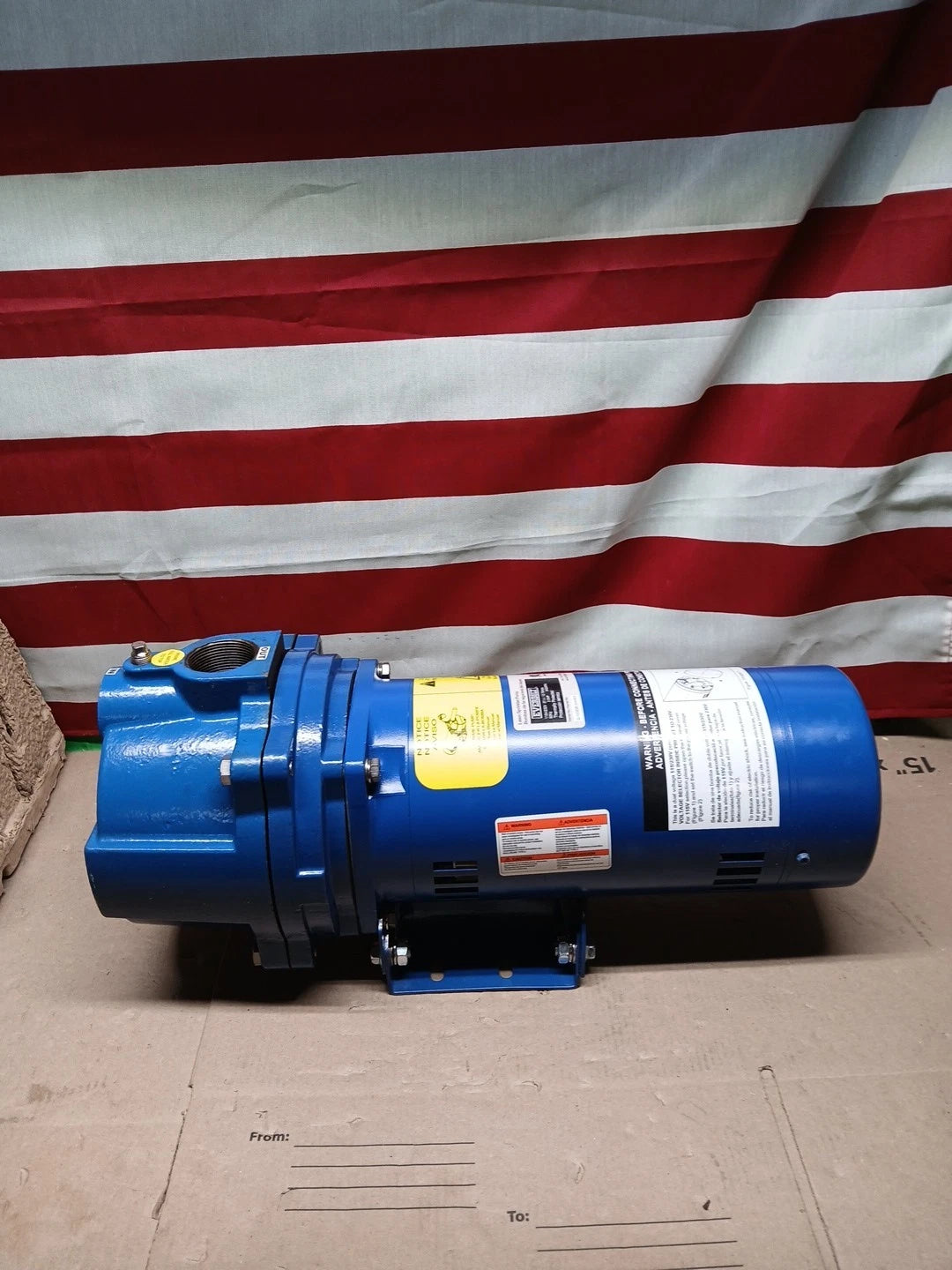 Everbilt Professional Irrigation Pump Cast Iron 2 HP Dual Voltage, READ DESC