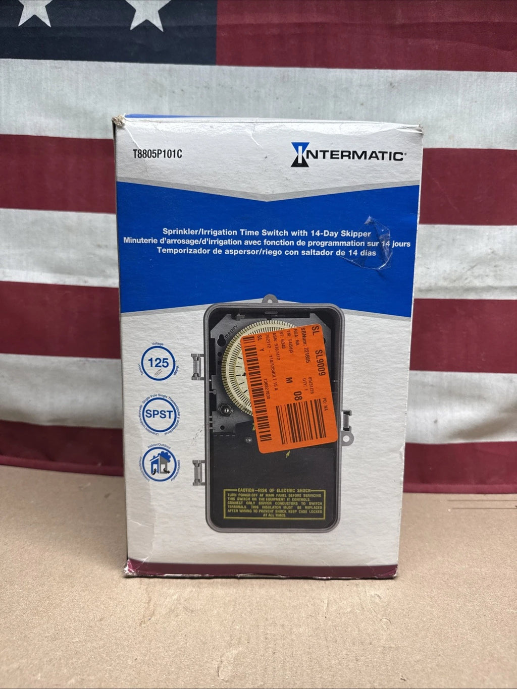 Intermatic T8805P101C 125V Timer Switch - Gray
