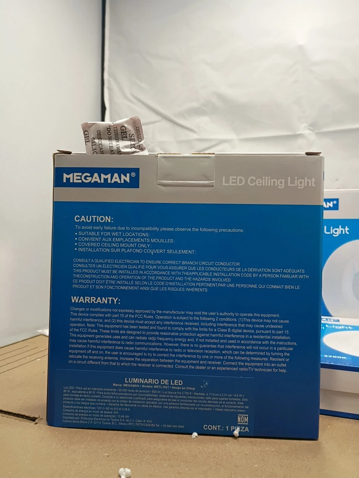 9PK megaman LED Ceiling Light MXTL1031 Light Out 800 Lumens New Open Box