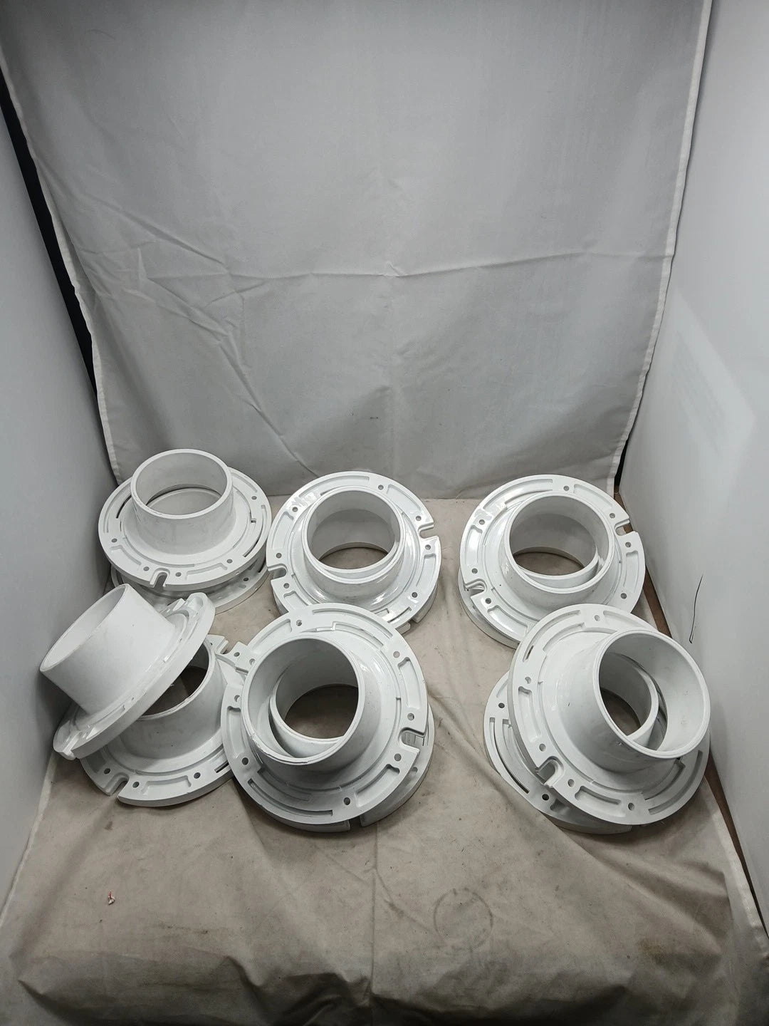 12- PK Oatey 3x4 Pvc Toilet Flange New OB