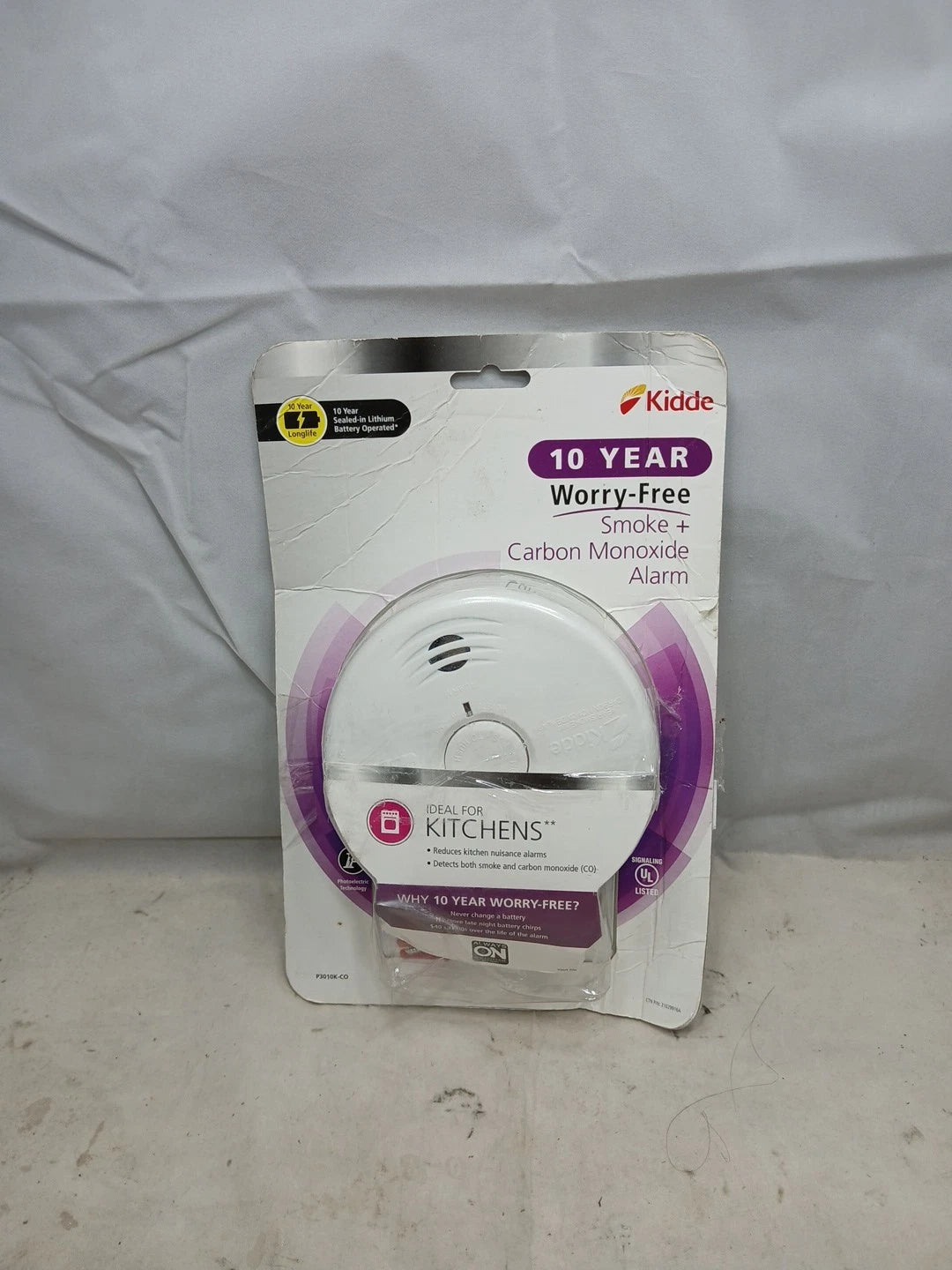 Kidde Smoke & Carbon Monoxide Alarm w/Intelligent Sensor Model P3010K-CO Open Bo