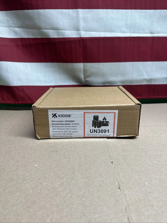 Kidde 20SA10 Hardwired Smoke Detector, 10-Year Battery, Interconnectable