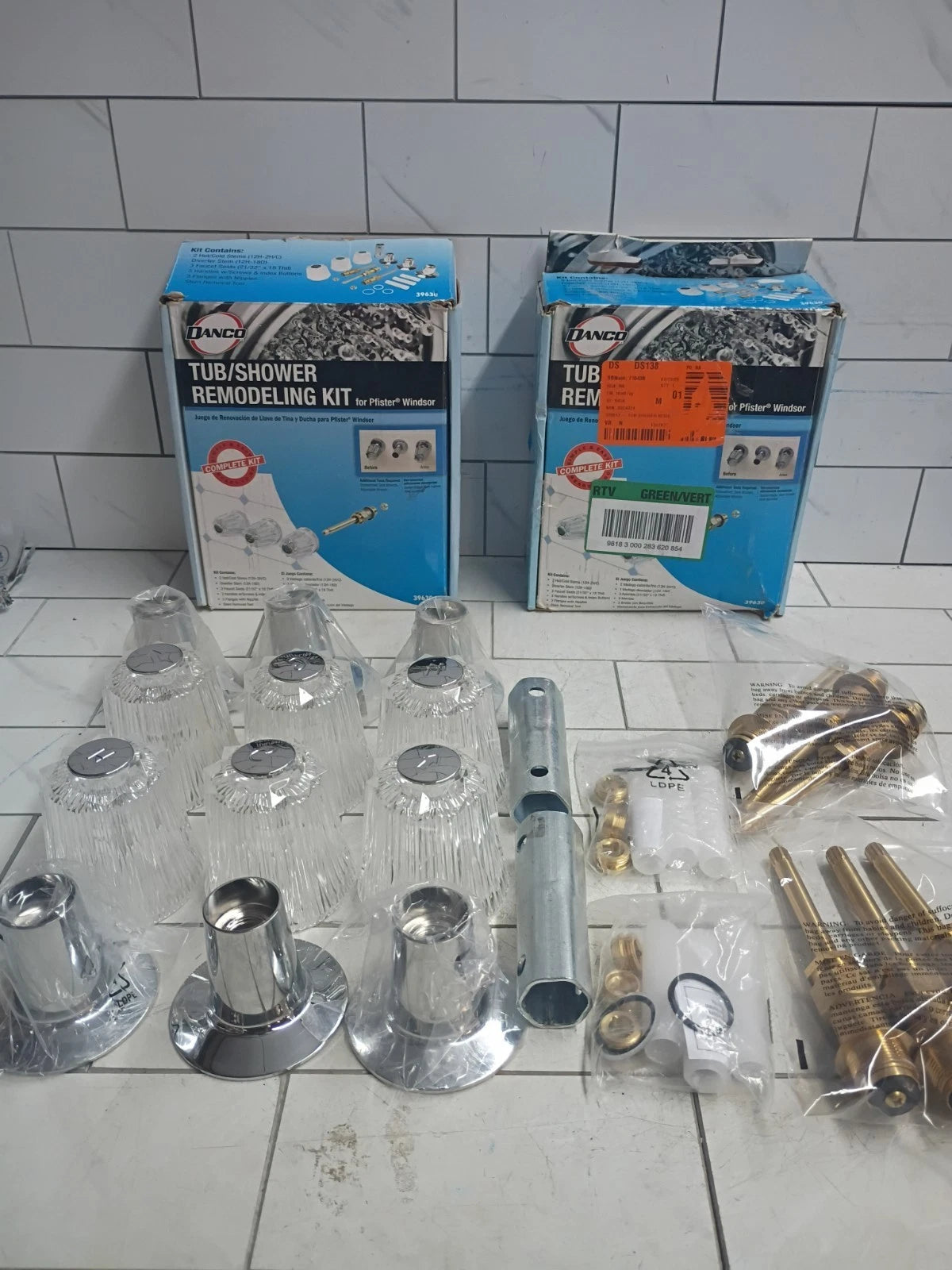 2pk Danco 39630 Tub Shower Rebuild Kit For Pfister. OPEN BOX Complete