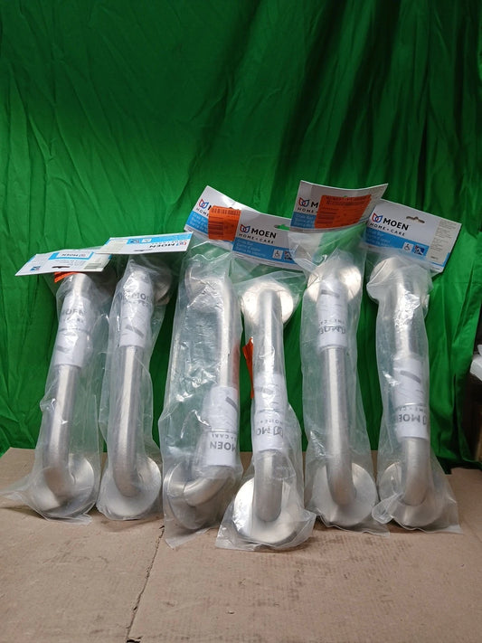 LOT OF 6 MCDN8712EA - Grab Bar 12 Steel Sec Mnt Moen Dn8712 NEW