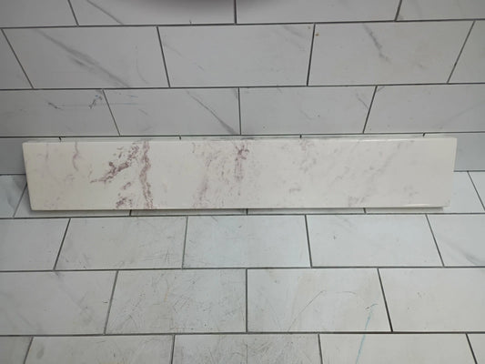 Stone Effects Cultured Marble Side splash in Lunar Open Box
