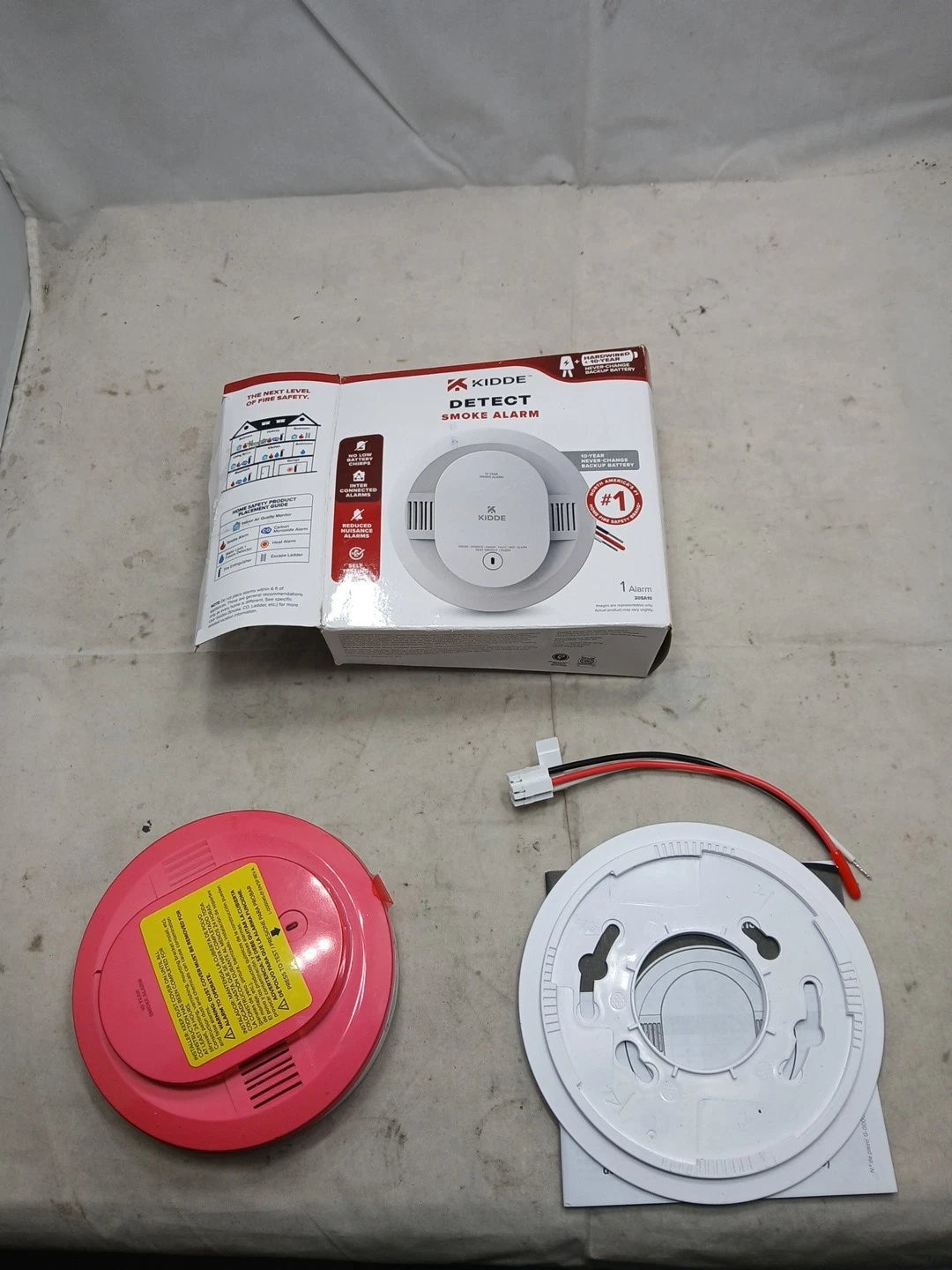 Kidde 20SA10 Smoke Alarm Hardwired Interconnected Detector (Open Box )