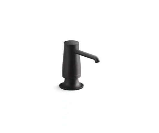 Kohler 26099-BL Matte Black Deck Soap/Lotion Dispenser 16 oz Capacity