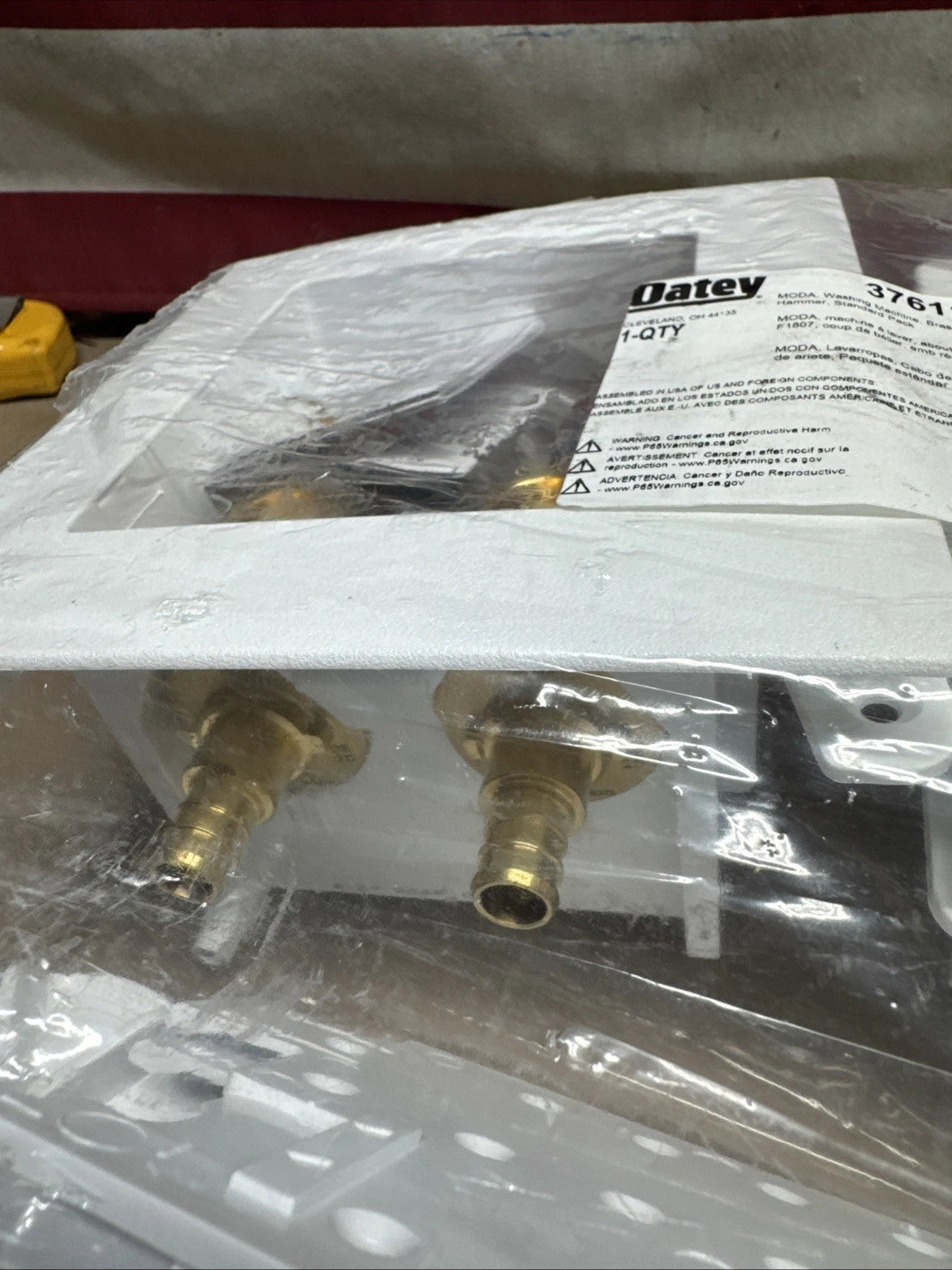 OATEY MODA 37611 Washing Machine Outlet Box 1/2” W/ Arestors