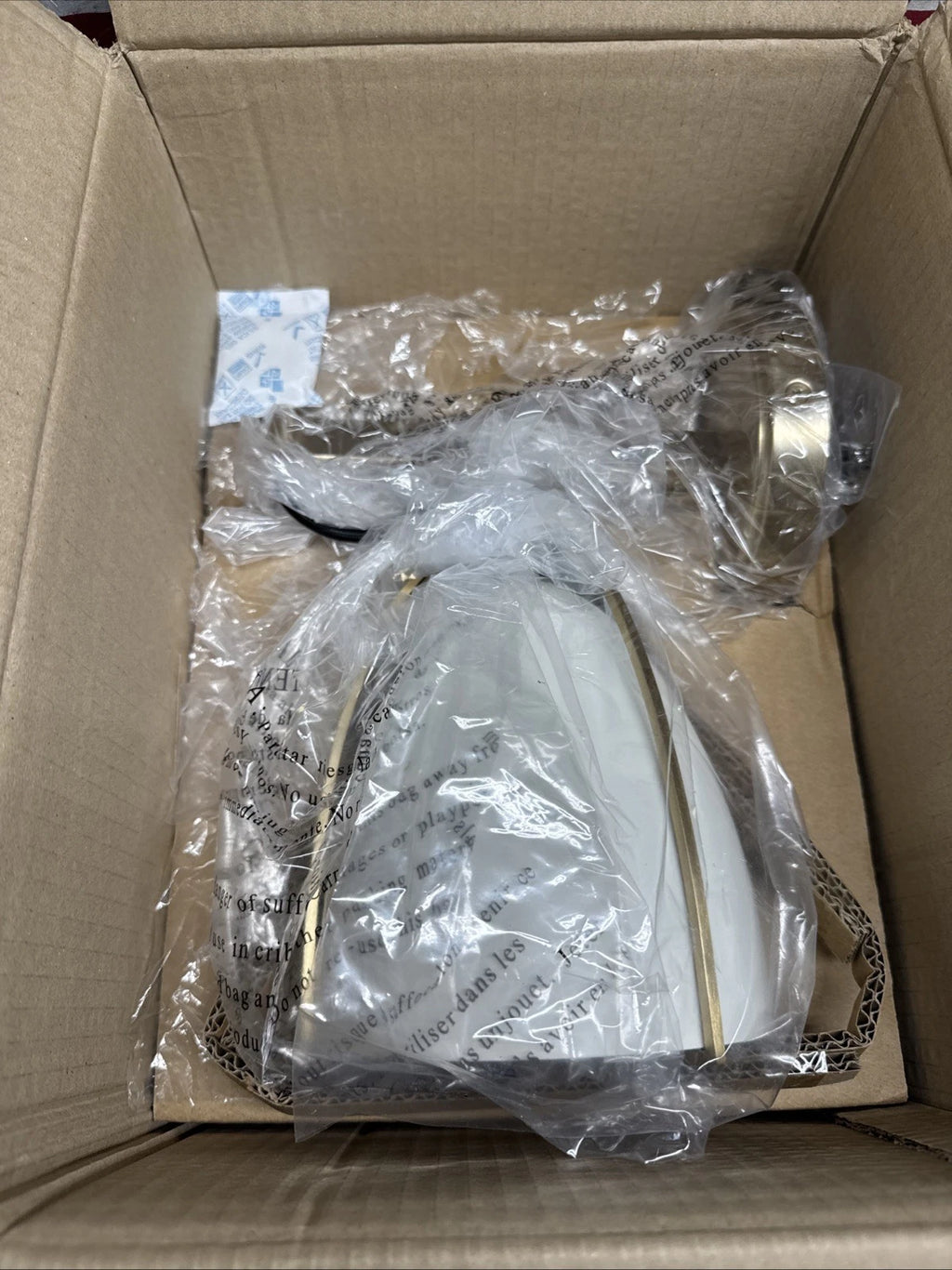 Sean Lavin Norman 1-Light Satin Brass Wall Sconce White 4151801-848