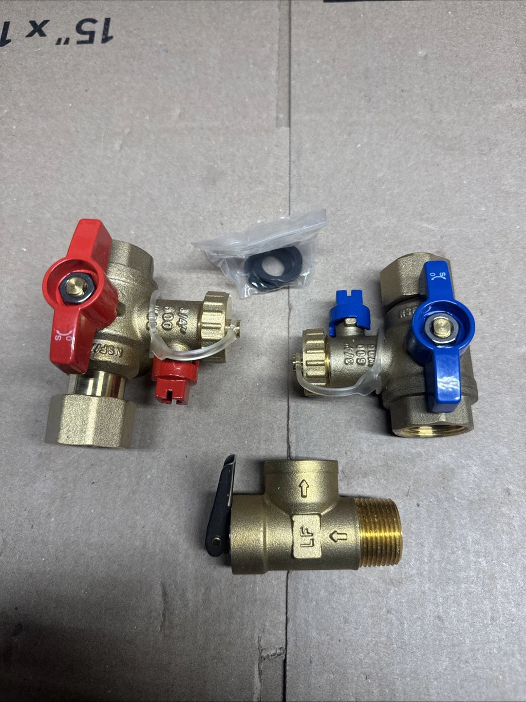 Rheem Brass Service Valves for Tankless Water Heaters RTG20326.