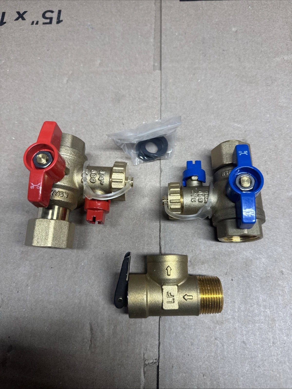 Rheem Brass Service Valves for Tankless Water Heaters RTG20326.
