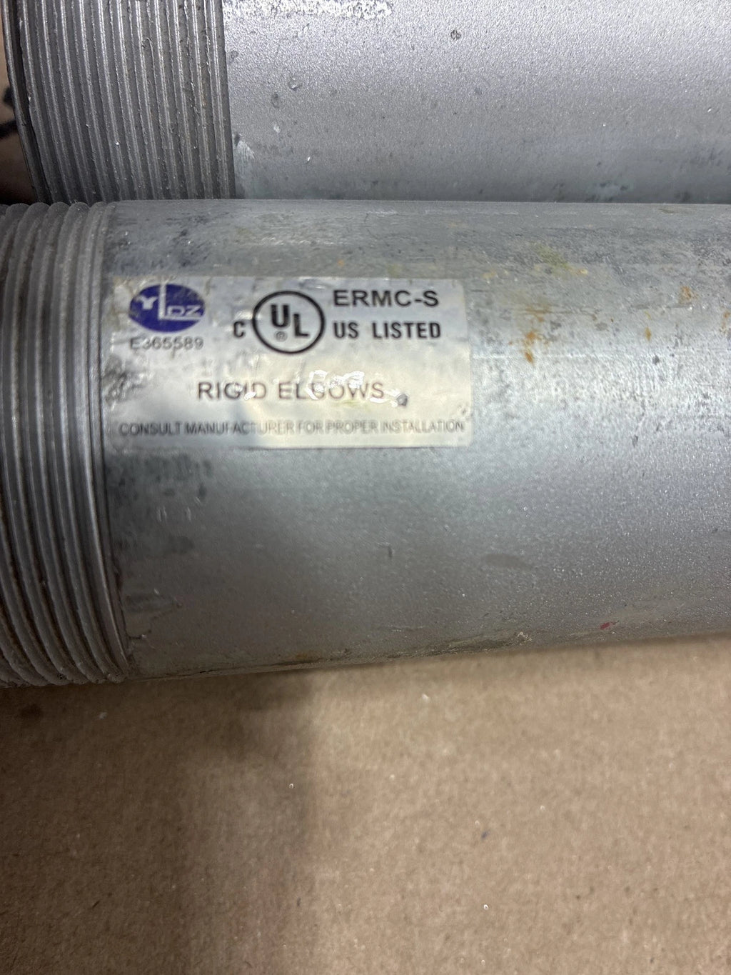 5-PK RIGID 2" STEEL THREADED 45 DEG CONDUIT ELBOW 6422 OPEN BOX
