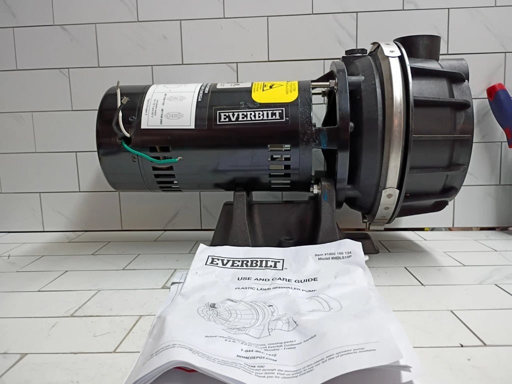 Everbilt HDLS15P Lawn Irrigation Pump Plastic 1-1/2HP HDLS15P Open Box
