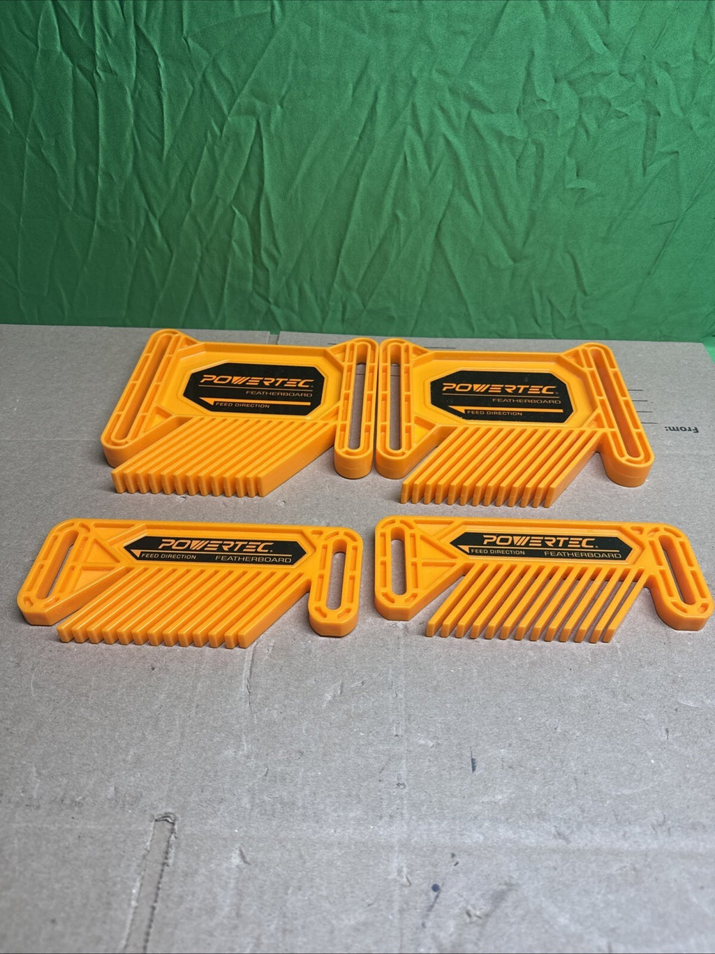 POWERTEC Tandem Feather Boards for Table Saw Router Table & Bandsaw - 4PCs Co...