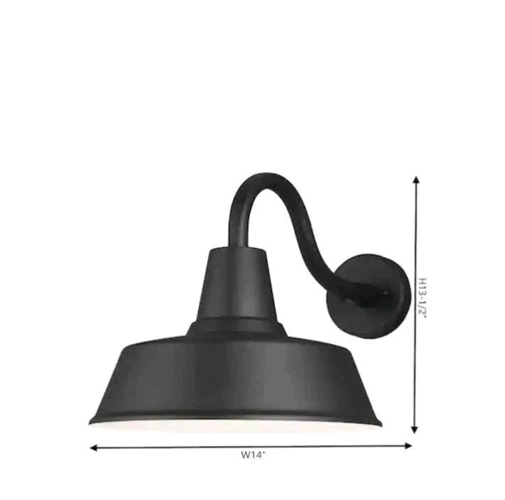 Visual Comfort Barn Light 10” Matte Black Open Box