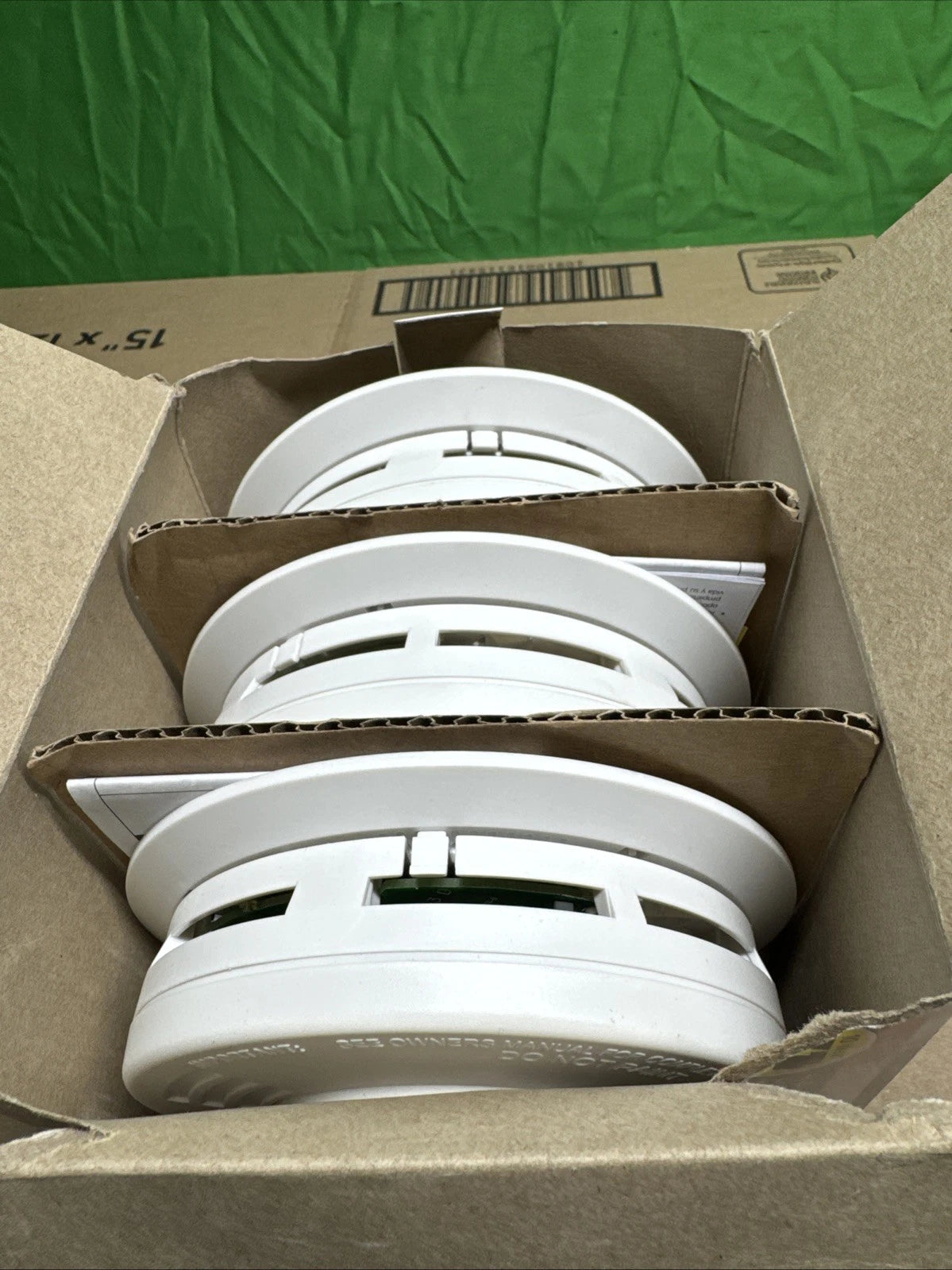 Kidde Smoke Detector Fire Alarm Lithium Battery Powered Built In Portable 3 Pack