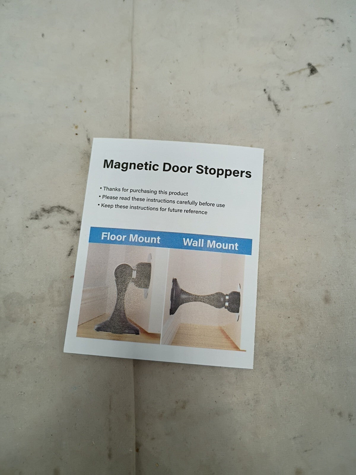 4 Pack Door Stoppers Magnetic Door Catch, Stainless Steel Heavy Duty Door Stops