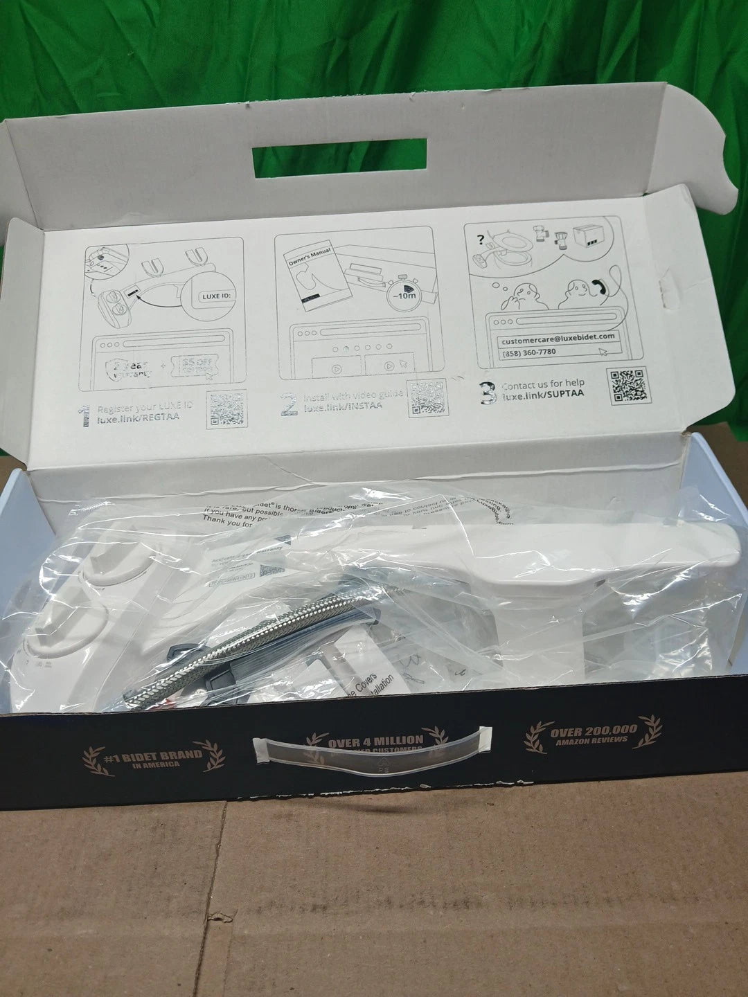 LUXE Bidet NEO Plus Self Cleaning Toilet Attachment Easy Install Modern Design