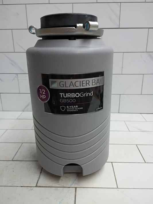 Glacier Bay GB500 Turbo Grind 1/2hp Garbage Disposal - Open Box Read