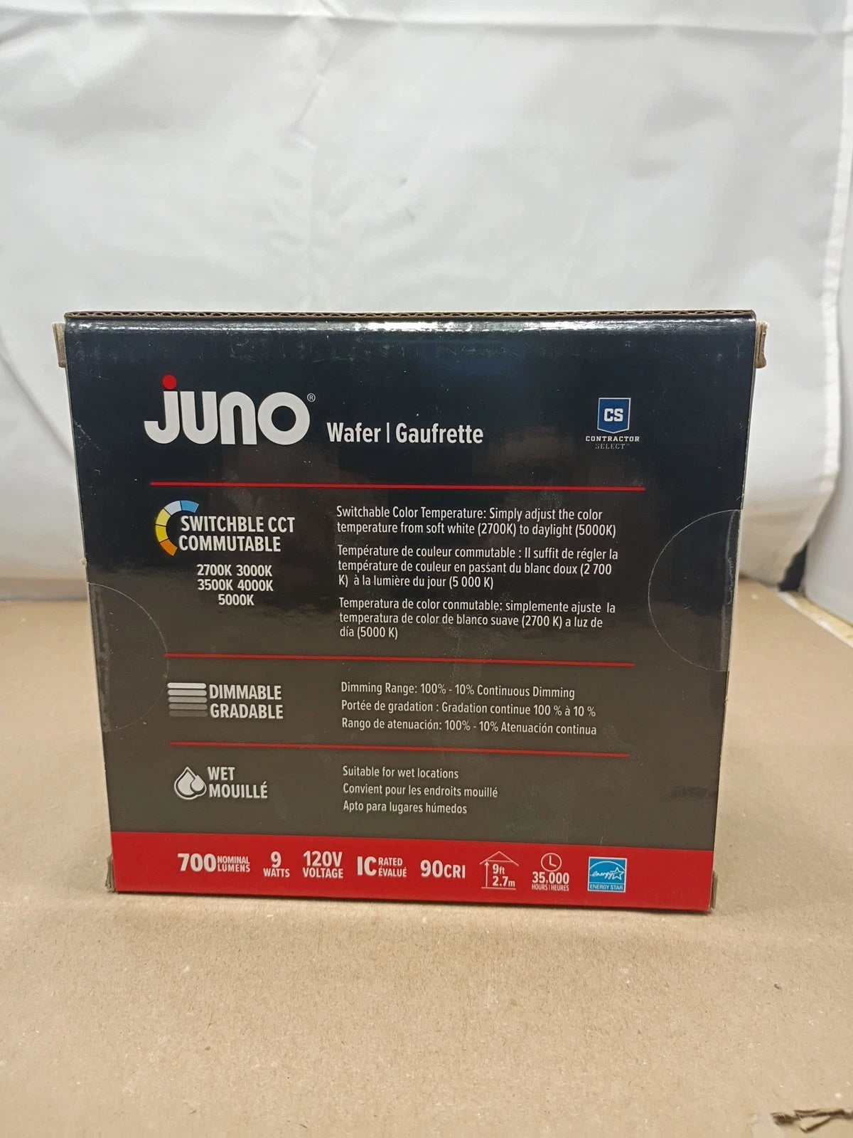 2 NEW PK Juno4in Selectable Ultra Slim Integrated LED White Light 700 Lumens