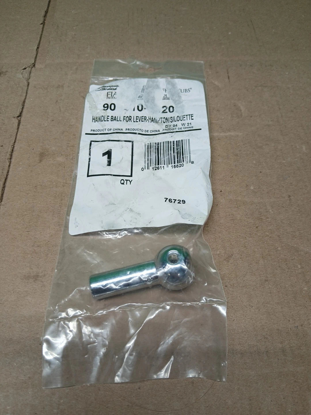 1PK American Standard 909410-0020a Handle Ball For Lever-Hampton/Silouette