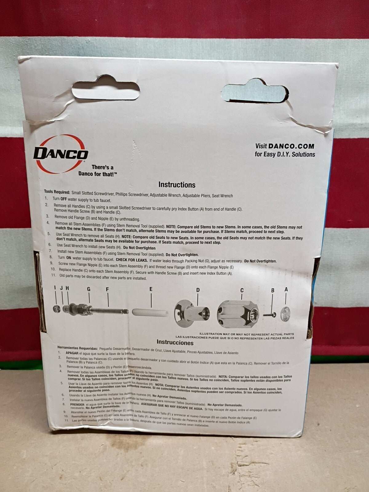 1pk Danco 39630 Tub Shower Remodel Kit  For Pfister. NEW - OPEN BOX Complete Set
