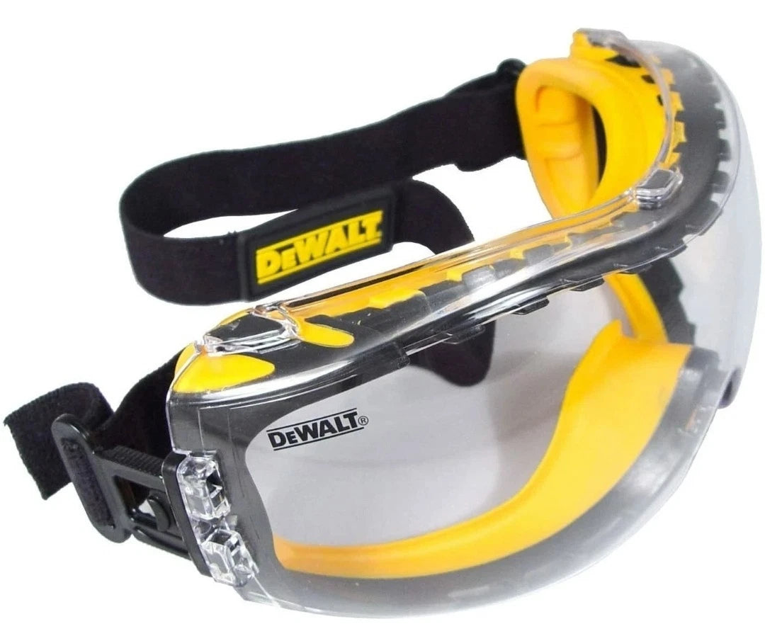 2 Pck DeWalt DPG82-11 CLEAR ANTI FOG Protective Over Glasses Safety Goggles Z87+