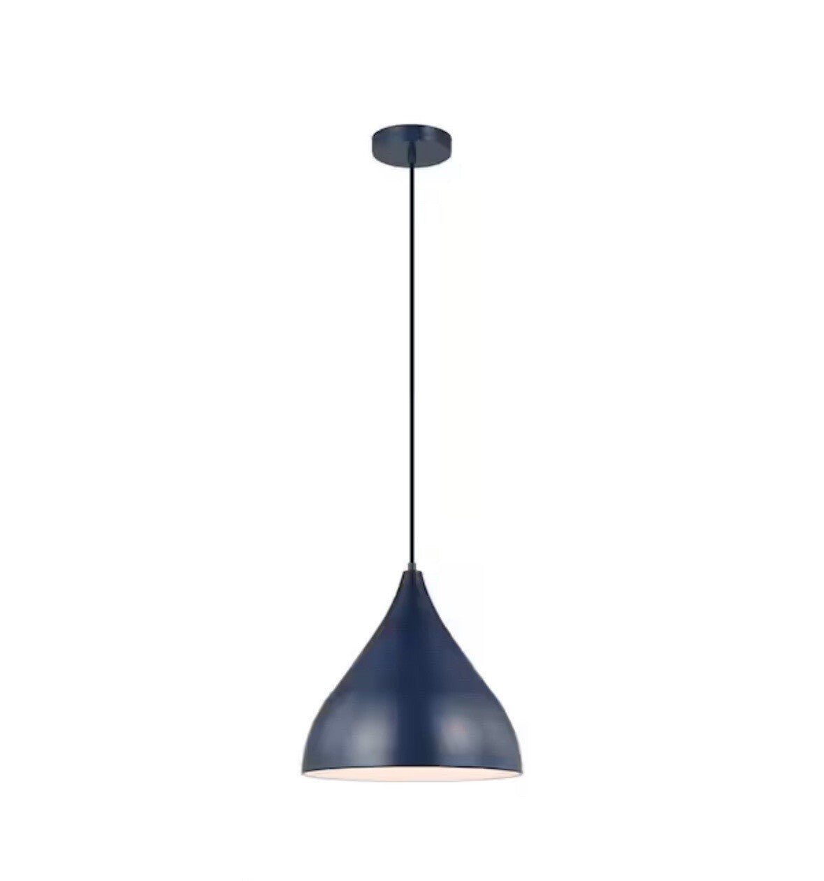Generation Lighting Oden 1-Light Midnight Black Medium Statement Pendant Light